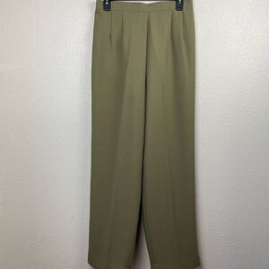 NWT Leslie Faye Haberdashery Martini Olive Slack Pants Size 10